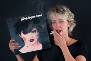 Nina Hagen Schallplatte LP, vinyl portrait, elpeeportret