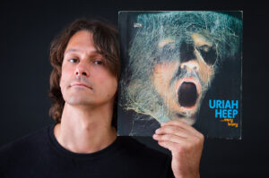 LP portret met Uriah Heep